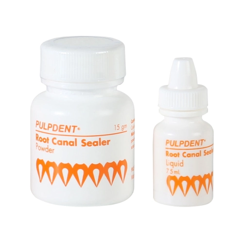 PULPDENT ROOT CANAL SEALER KOMPLETT (15g Pulver /7,5ml Liquid/Accessoires) - 0