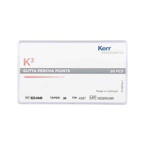 KERR ENDO K3 GUTTAPERCHA-SPITZEN .04 NR.40 (50Stk)