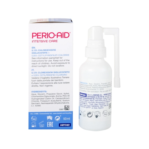 DENTAID PERIO AID INTENSIVPFLEGE MUNDSPRAY 0,12% CHLORHEXIDIN (50ml) - 0