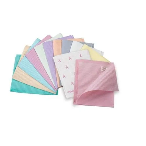 CROSSTEX PATIENTENSERVIETTEN PINK 48x33cm (500 Stück)