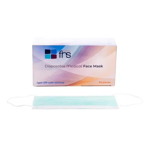 FHS-MASKEN MIT GUMMI GRÜN (50 Stück)