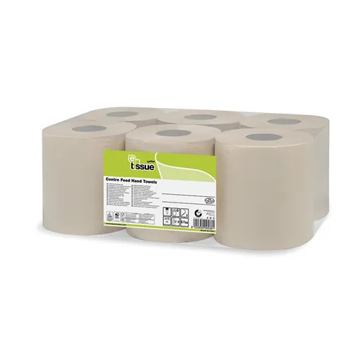 E-TISSUE MIDI WIPES 2-LAYER WHITE 510x19cm (6pcs)