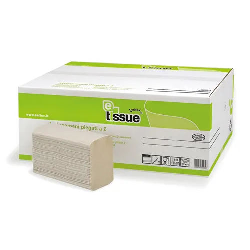 MTS E-TISSUE HANDTOWELS Z-FOLD 2-LAYERS 21,5x21cm (15x200pcs) 207321