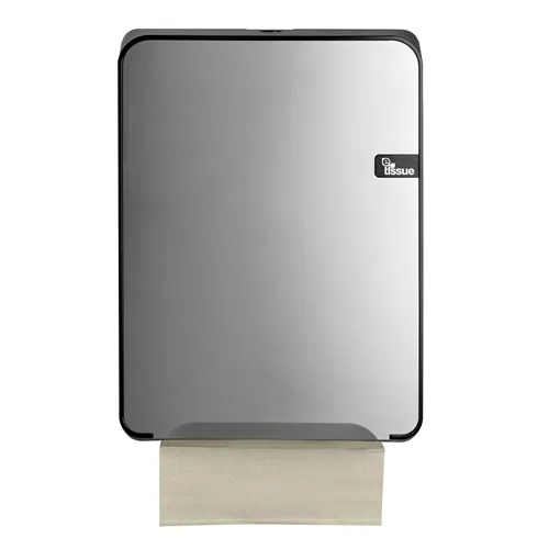 MTS E-TISSUE DISPENSER FOR TOWELS MULTIFOLD SILVER 447192