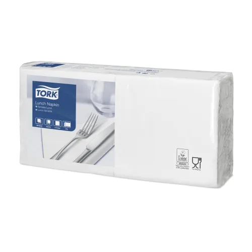 TORK SERVIETTEN WEISS 2-LAGIG 33x33cm NR. 47714938 (10x200st)