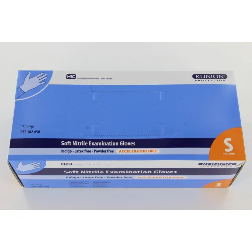 KLINION SENSITIVE NITRILE HANDSCHUHE INDIGO BLAU KLEIN (150 Stück)