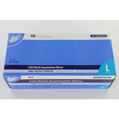 KLINION SENSITIVE NITRILE HANDSCHUHE INDIGO BLAU GROSS (150 Stück)