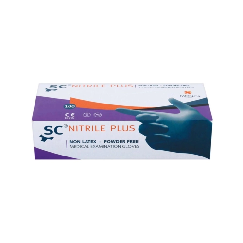 MEDICA SENSICARE NITRILE PLUS HANDSCHUHE PUDERFREI MEDIUM (100 Stück)