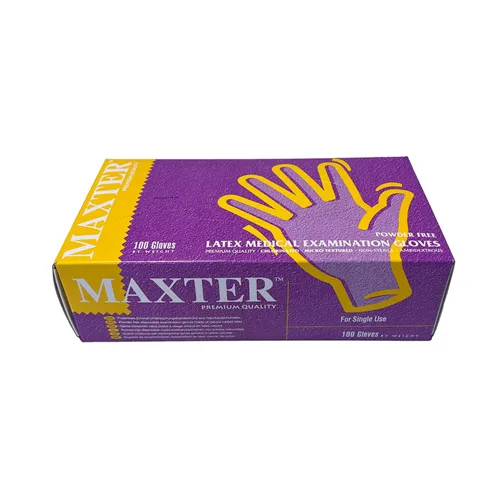 MAXTER HANDSCHUHE LATEX PULVERFREI GROSS (100 Stück)
