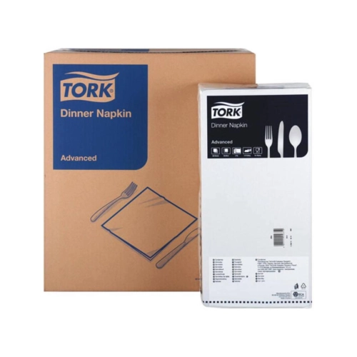 TORK ADVANCED SERVIETTEN WEIß 2-LAGIG 1/4 FALT 39x39cm NR.478746 (12x150Stk)