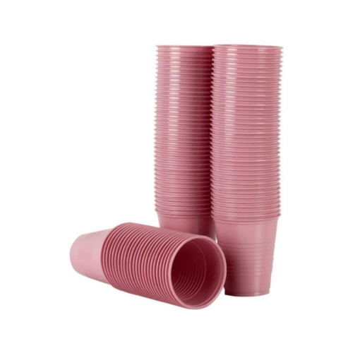 CROSSTEX PLASTIK MUNDSPÜLBECHER ROSA 148ml (1000 Stück)