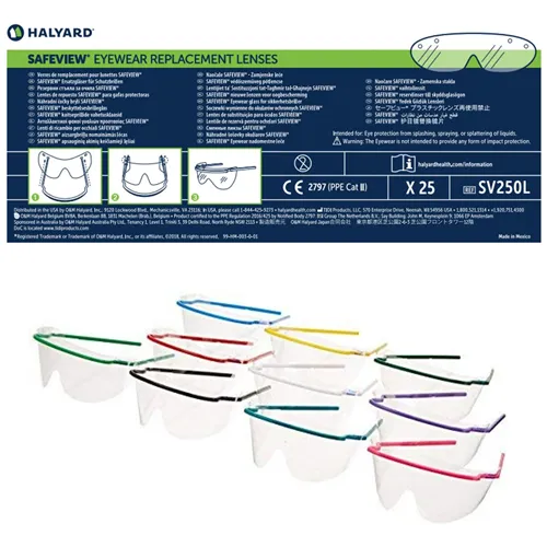 HALYARD SAFEVIEW ERSATZSCHILDE (250 Stück)