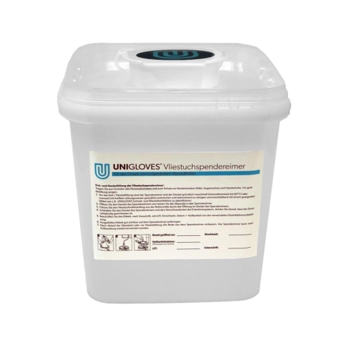 UNIGLOVES QUICK & CLEAN MAXI WIPES DISPENSER GRÜN (3L)