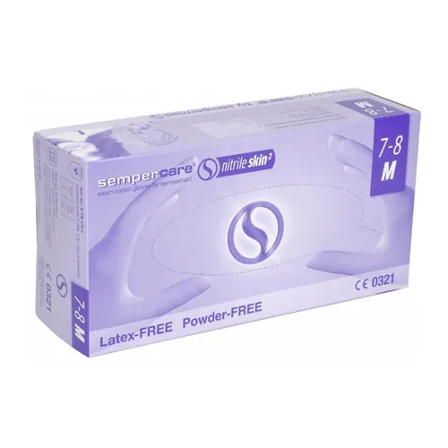 SEMPERMED SEMPERCARE SKIN 2 HANDSCHUHE PUDERFREI NITRIL MEDIUM (100 ST)