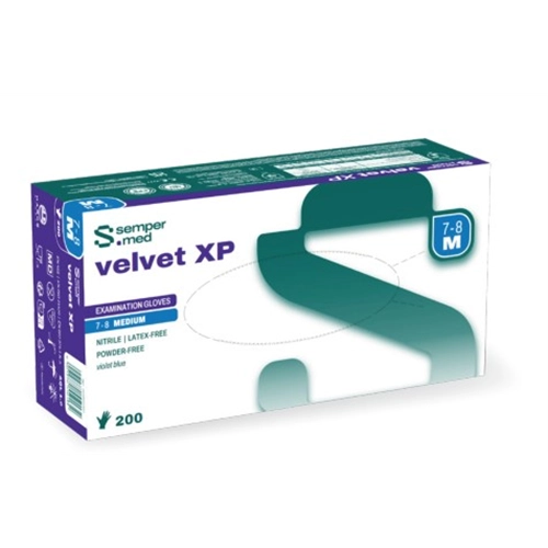 SEMPERMED VELVET XP HANDSCHUHE PUDERFREI NITRIL GROSS (200 Stück)