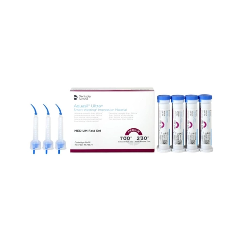 DENTSPLY SIRONA AQUASIL ULTRA+ MEDIUM FAST SET NACHFÜLLUNG (4x50ml) 678674