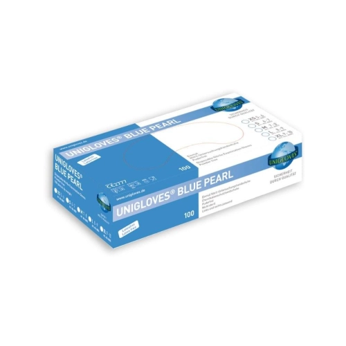 FHS NITRIL HANDSCHUHE PUDERFREI PEARL BLAU M (100 Stück)