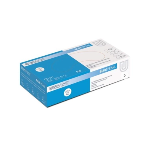 FHS NITRIL HANDSCHUHE PUDERFREI PEARL BLAU XL (100 Stück)