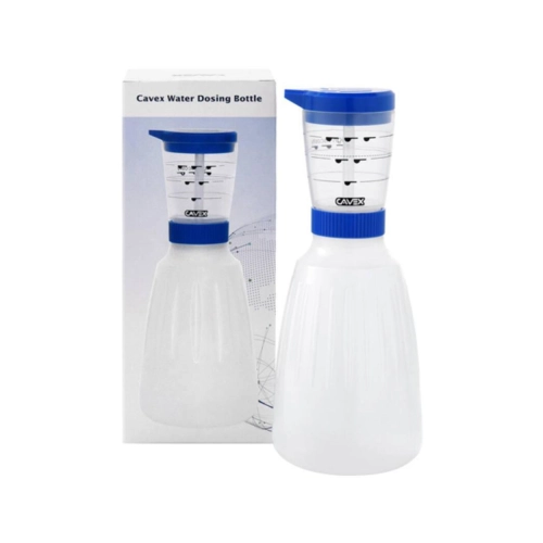 CAVEX WASSERDOSIERFLASCHE MIT BLAUEM DECKEL (1 Stück)