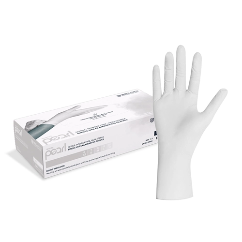 FHS NITRIL HANDSCHUHE PUDERFREI PEARL WEIß XL (100 Stück)