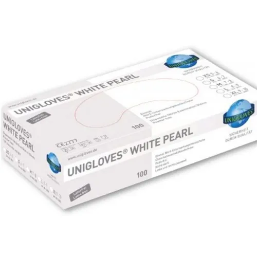 FHS NITRIL HANDSCHUHE PUDERFREI PEARL WEIß KLEIN NR.GP0022 (100 Stück)