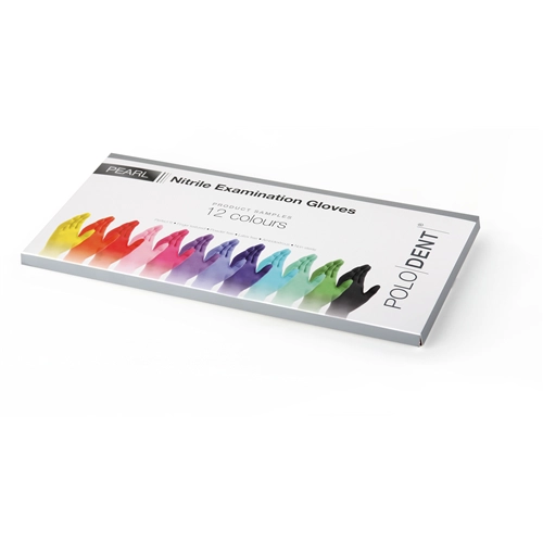 POLODENT HANDSCHUHE PEARL NITRIL MUSTER (XS/S/M/L/XL)