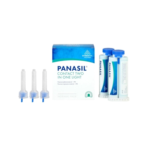KETTENBACH PANASIL CONTACT TWO IN ONE LIGHT (2x 50ml/6 Tips)