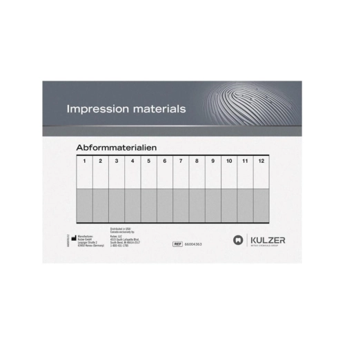 KULZER XANTOPREN / PROVIL / BAYSILEX ANMISCHBLOCK (21x 15cm)