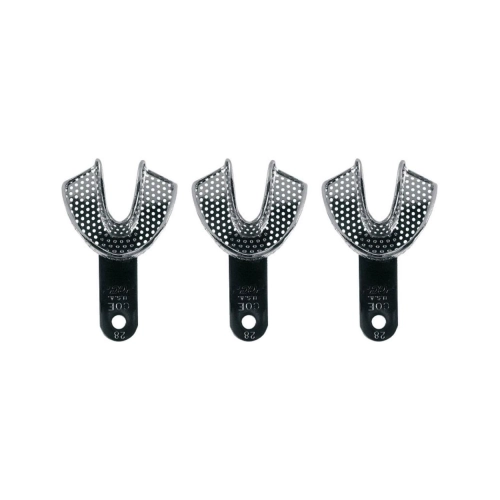 GC COE ABDRUCKLÖFFEL NICKEL PERFORIERT BEZAHNT UNTEN #28 EXTRA-KLEIN