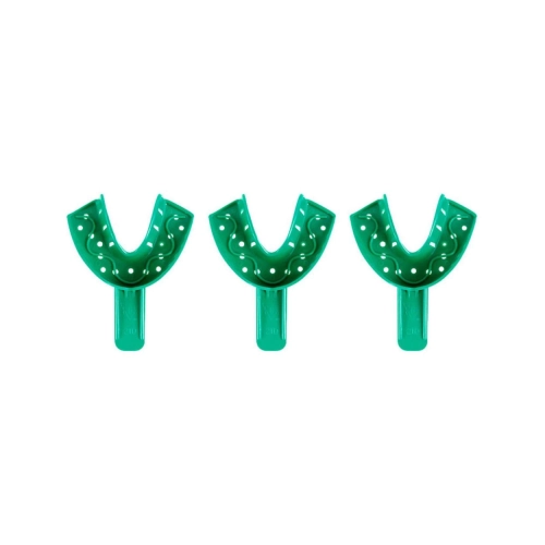 GC COE ABDRUCKLÖFFEL KUNSTSTOFF SPACER PERFORIERT BEZAHNT UNTEN NR. 21D MITTEL (12 Stück)