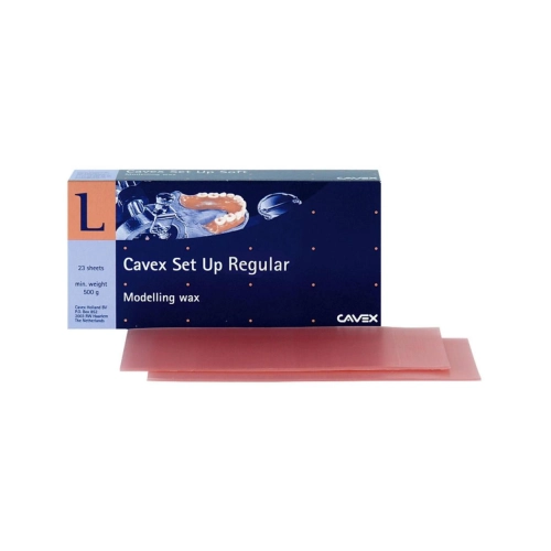 CAVEX  SET UP MODELLIERWACHS REGULAR  18,5 x 8,5 cm (23 Stück)