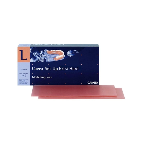 CAVEX SET UP MODELLIERWACHS X-HART 18,5 x 8,5 cm (23 Stück)