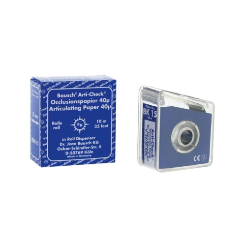 BAUSCH ARTIKULATIONSPAPIER BK15 BLAU 22mm (10m)