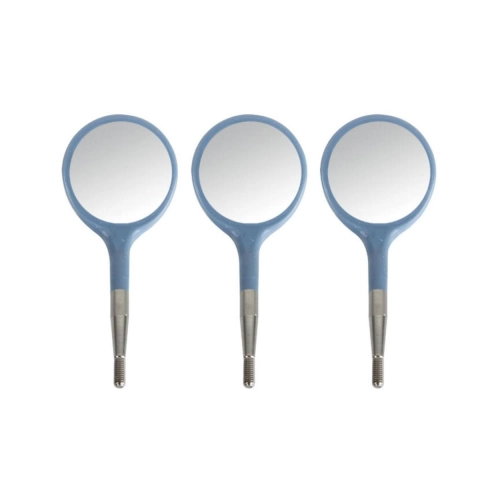 ZIRC CRYSTAL PLASTIK MUNDSPIEGEL GRÖßE 4 FARBE B BLAU (12st)