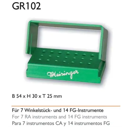 MEISINGER BOHRSTÄNDER FG14/RA7 GRÜN