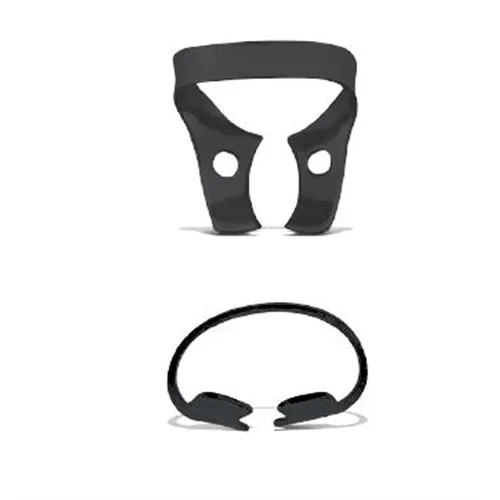 KKD TRICOLOR KOFFERDAM KLAMMER ANTI-REFLEKT MATT SCHWARZ MOL W26