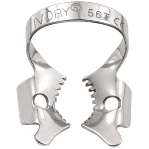 KULZER IVORY TIGER KOFFERDAM KLEMME MOLAR MIT FLÜGELN NR.56T