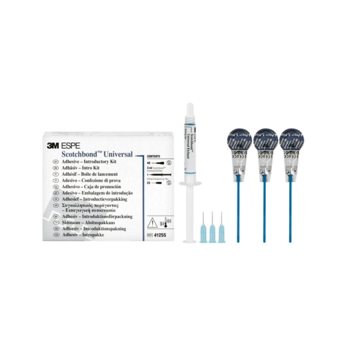 3M SCOTCHBOND UNIVERSAL L-POP INTRO PACK (40st, 1 SPRITZE SOTCHBOND ETCHGEL 3 ml, 25 APPLIKATORSPITZEN)