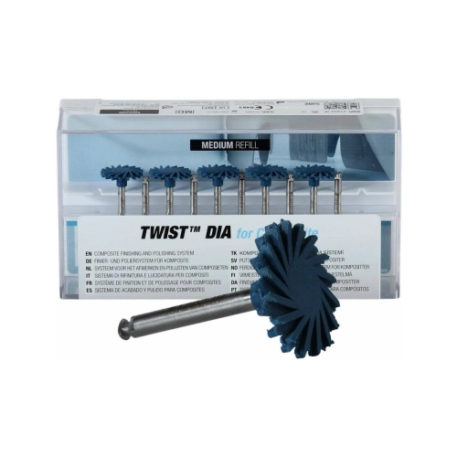 KURARAY CLEARFIL IP TWISTY REGULAR ø14mm REFILL VORPOLIERER (10 Stück)