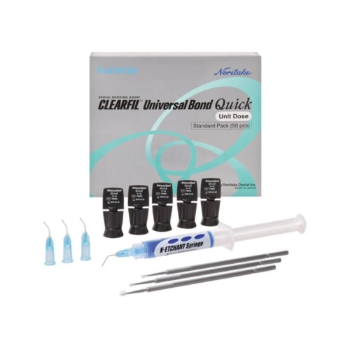 KURARAY CLEARFIL UNIVERSAL BOND QUICK 2 UNIT DOSE (50 x 0,1 ml/Etch 3 ml/Applikationspinsel 50/Nadelspitzen 20)