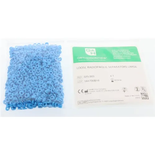 G&H LOOSE RADIOPAQUE SEPARATOR SMALL BLAU (1000st) 325-302