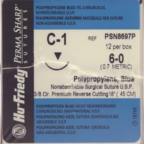 HU-FRIEDY POLYPRO NAHTMATERIAL PSN8697P MIT NADEL C1 45cm (12st)