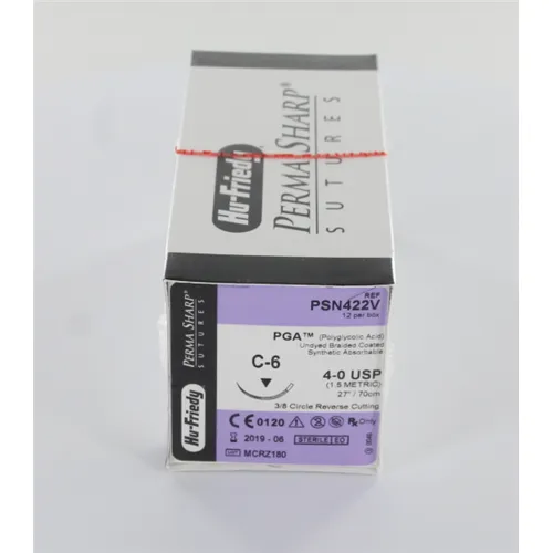 HU-FRIEDY NAHTMATERIAL PGA 4-0 PSN422V MIT NADEL C6 75cm (12St)