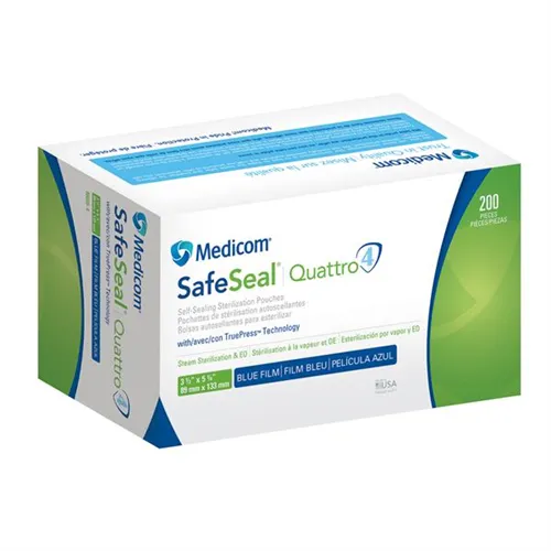 MEDICOM SAFE-SEAL QUATTRO STERILISATIONSBEUTEL 89x133 (200st)