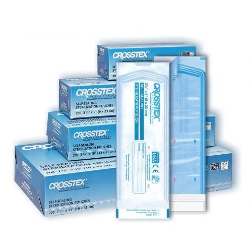 CROSSTEX SELF-SEAL DUO CHECK STERILISATIONSBEUTEL 9x 13cm (200 Stück)