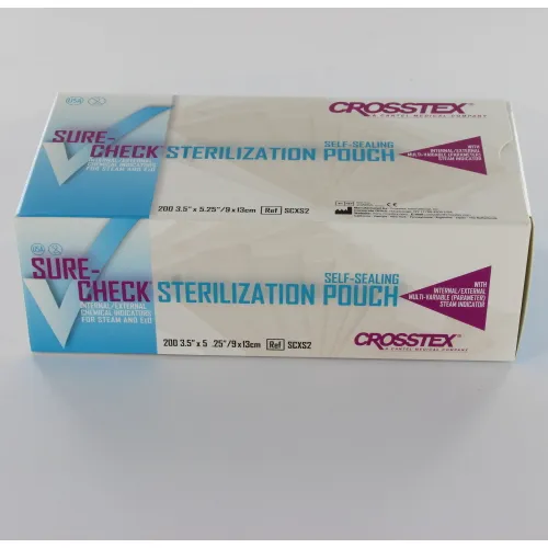 CROSSTEX SURE CHECK STERILISATIONSBEUTEL 9x 13cm (200 Stück)