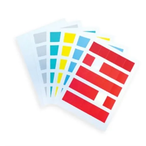 ALLE MODULETIKETTEN SELBSTKLEBEND ROT 25 STÜCK FÜR ETIKETTENHALTER 1410010