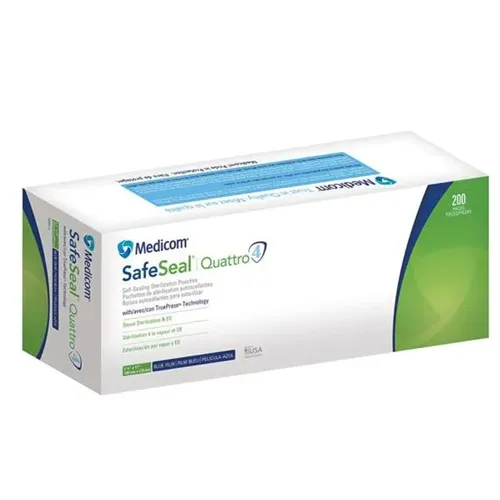 MEDICOM SAFE-SEAL QUATTRO STERILISATIONSBEUTEL 254 x 356 mm (200 Stück) Ref. 88035