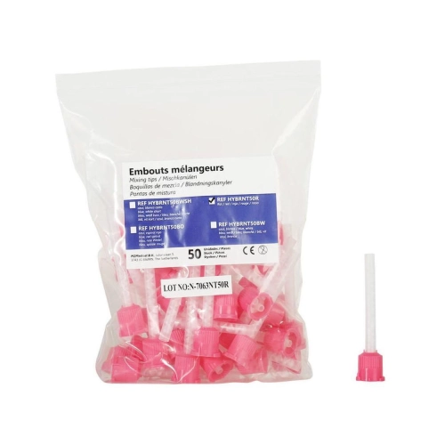 SILAGUM AUTOMIX BITE MIXING TIPS DENTAL ROZE (50st)