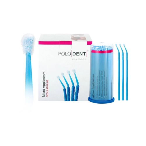 POLODENT MIKRO APPLIKATOREN REGULAR BLAU (4x100 Stück)